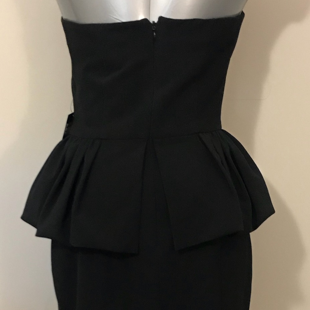 Express Black Peplum Dress